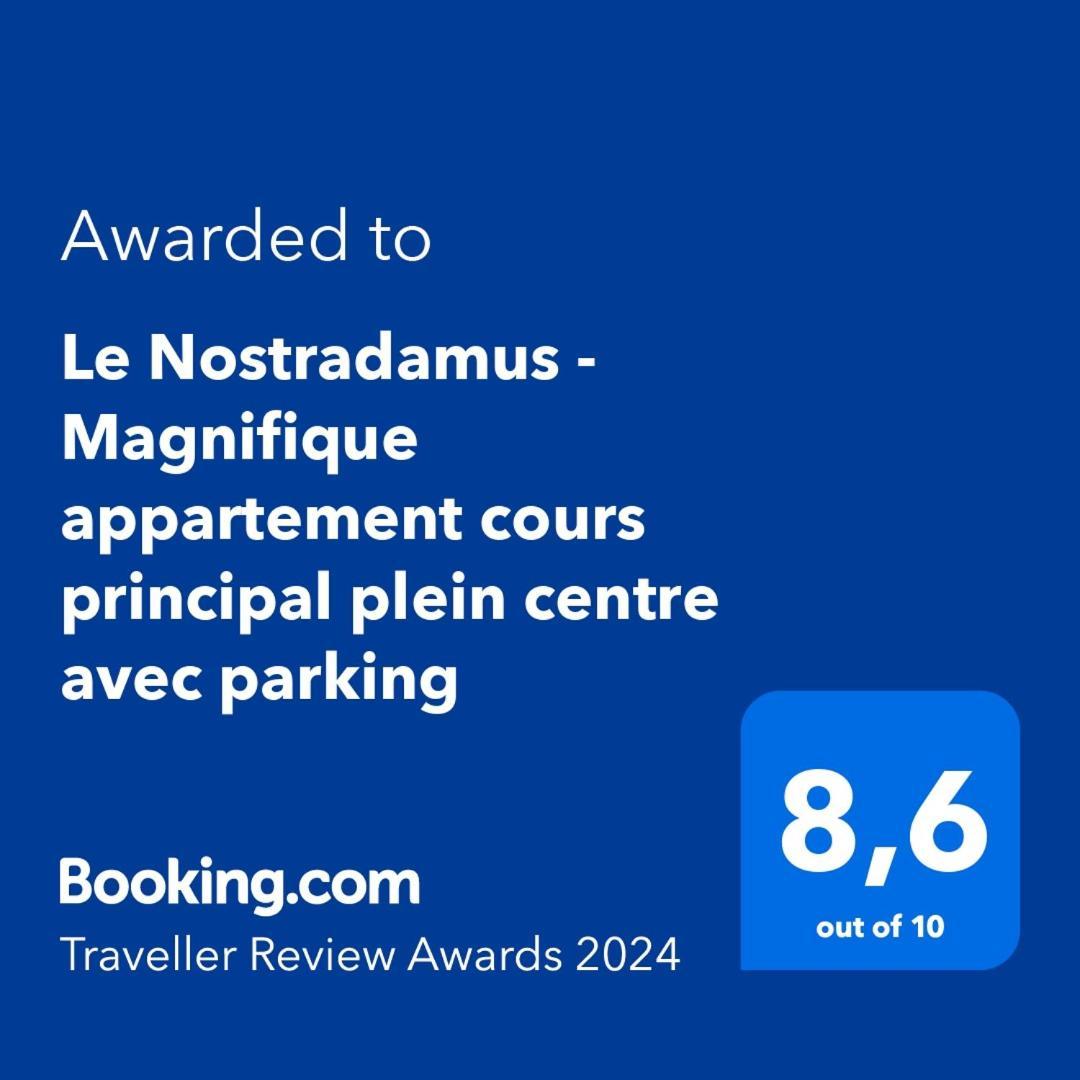 Le Nostradamus - Magnifique Appartement Cours Principal Plein Centre Avec Parking Salon-de-Provence Buitenkant foto
